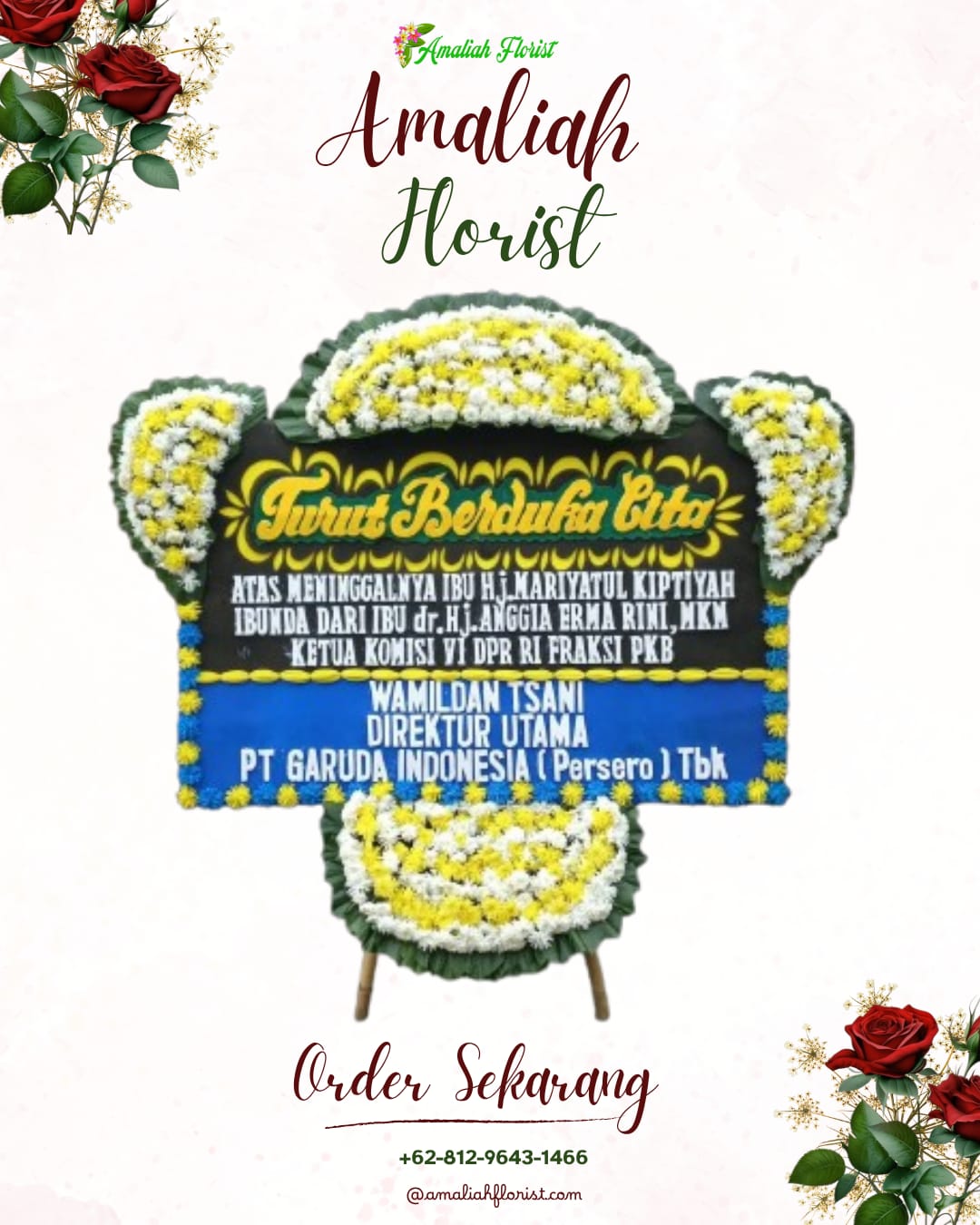 Papan Bunga Duka Pusakajaya